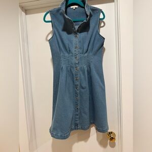 Skies are Blue Denim Dress - Great condition - Sz Medium